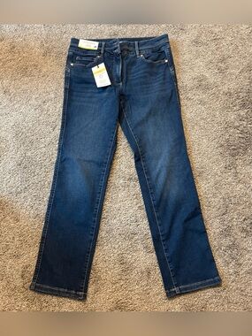 Dark Blue Straight Jeans